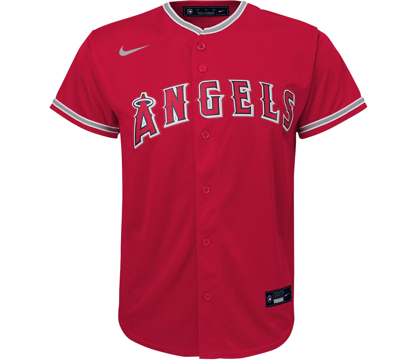 Shohei Ohtani 17 Los Angeles Angels Signed Number 2023 Alternate Player YOUTH Jersey - Red