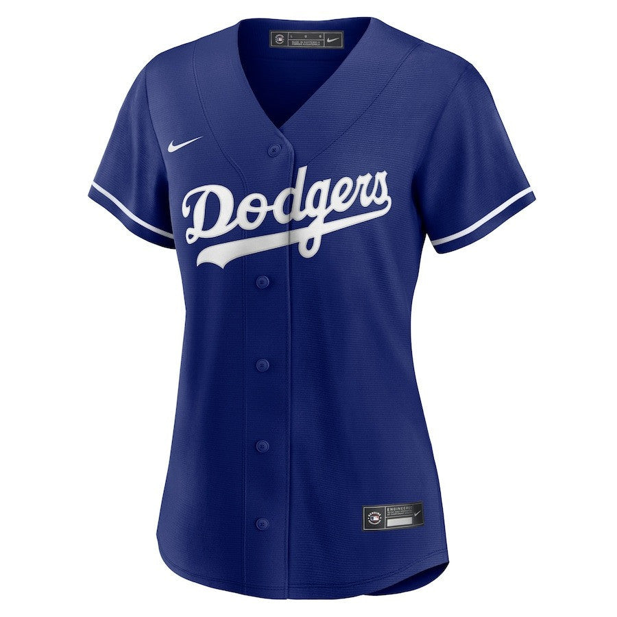 Shohei Ohtani 17 Los Angeles Dodgers Signed Greatest Sho On Earth Alternate Women Jersey - Royal