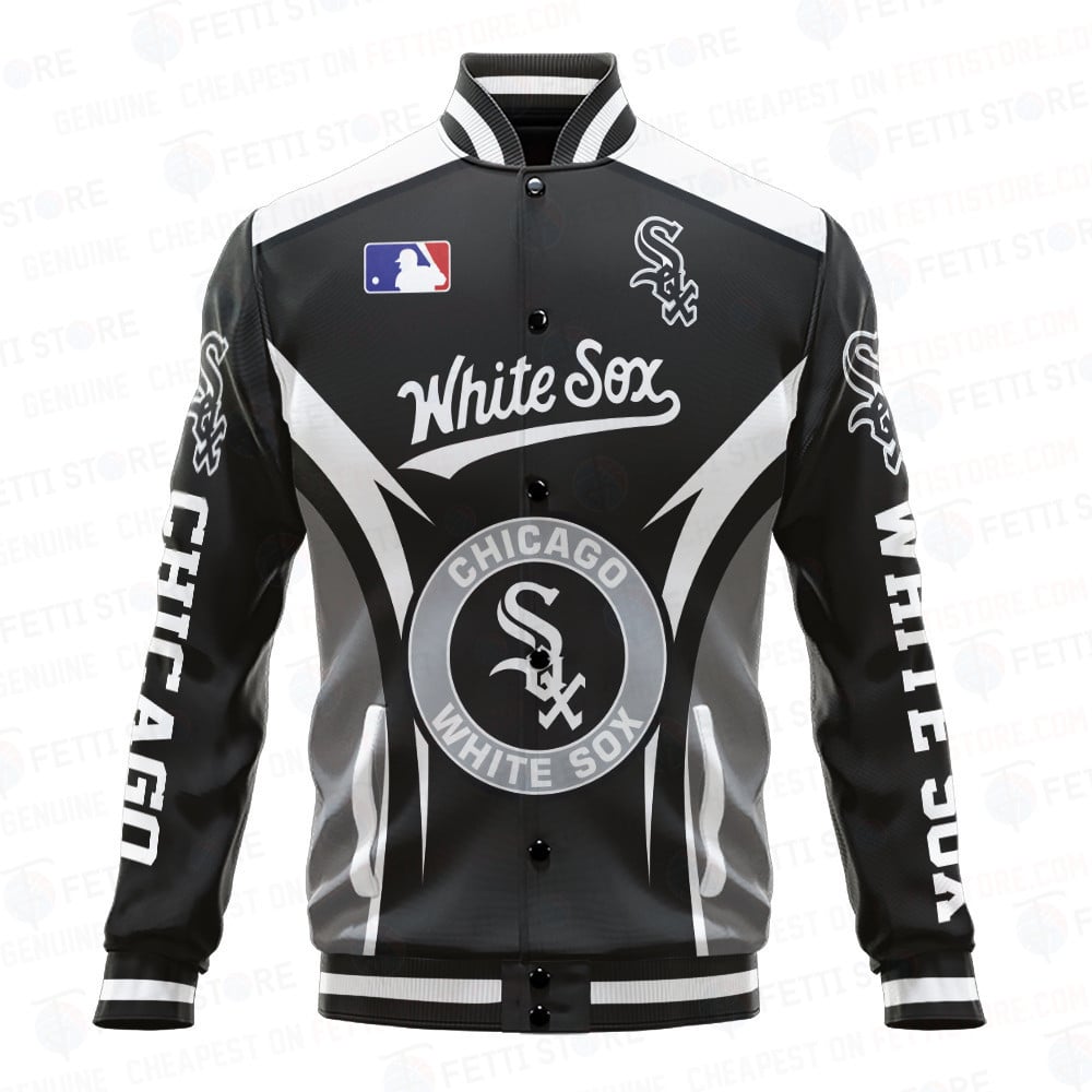 Chicago White Sox Baseball Traditional Pattern AOP Varsity Jacket SH1 - All-Over-Printed Jacket
