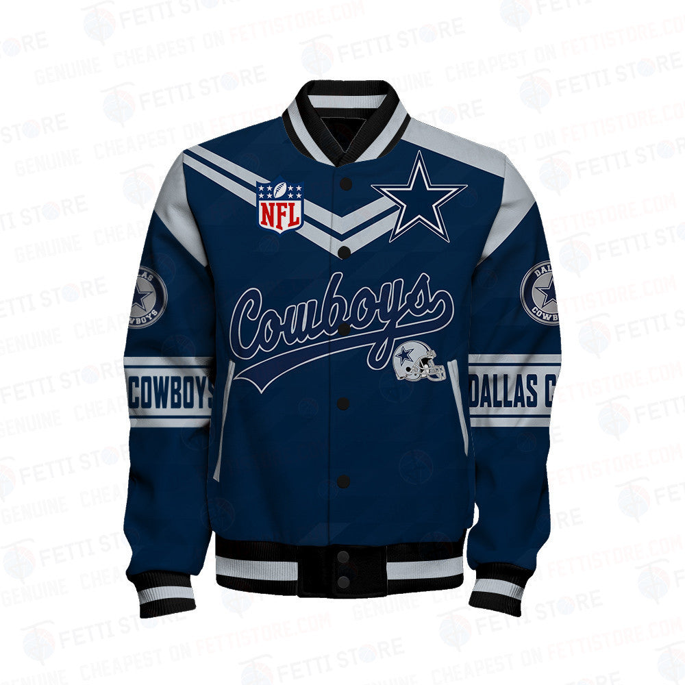 Dallas Cowboys American Football League Pattern Varsity Jacket SH1 V2 - All-Over-Printed Jacket