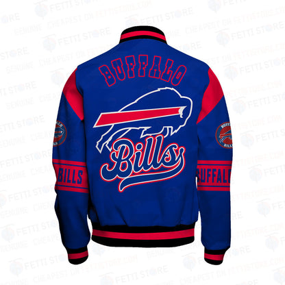 Buffalo Bills American Football League Pattern Varsity Jacket SH1 V2 - All-Over-Printed Jacket