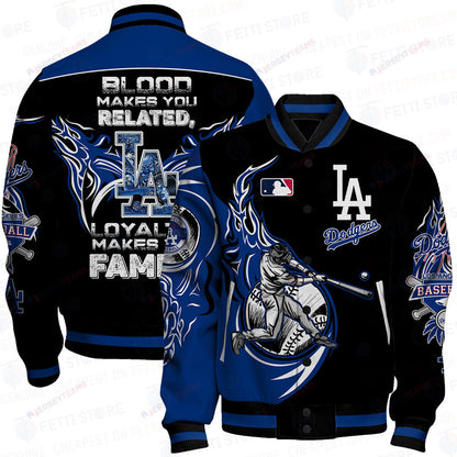 Los Angeles Dodgers Major League Baseball AOP Varsity Jacket - All-Over-Printed Jacket