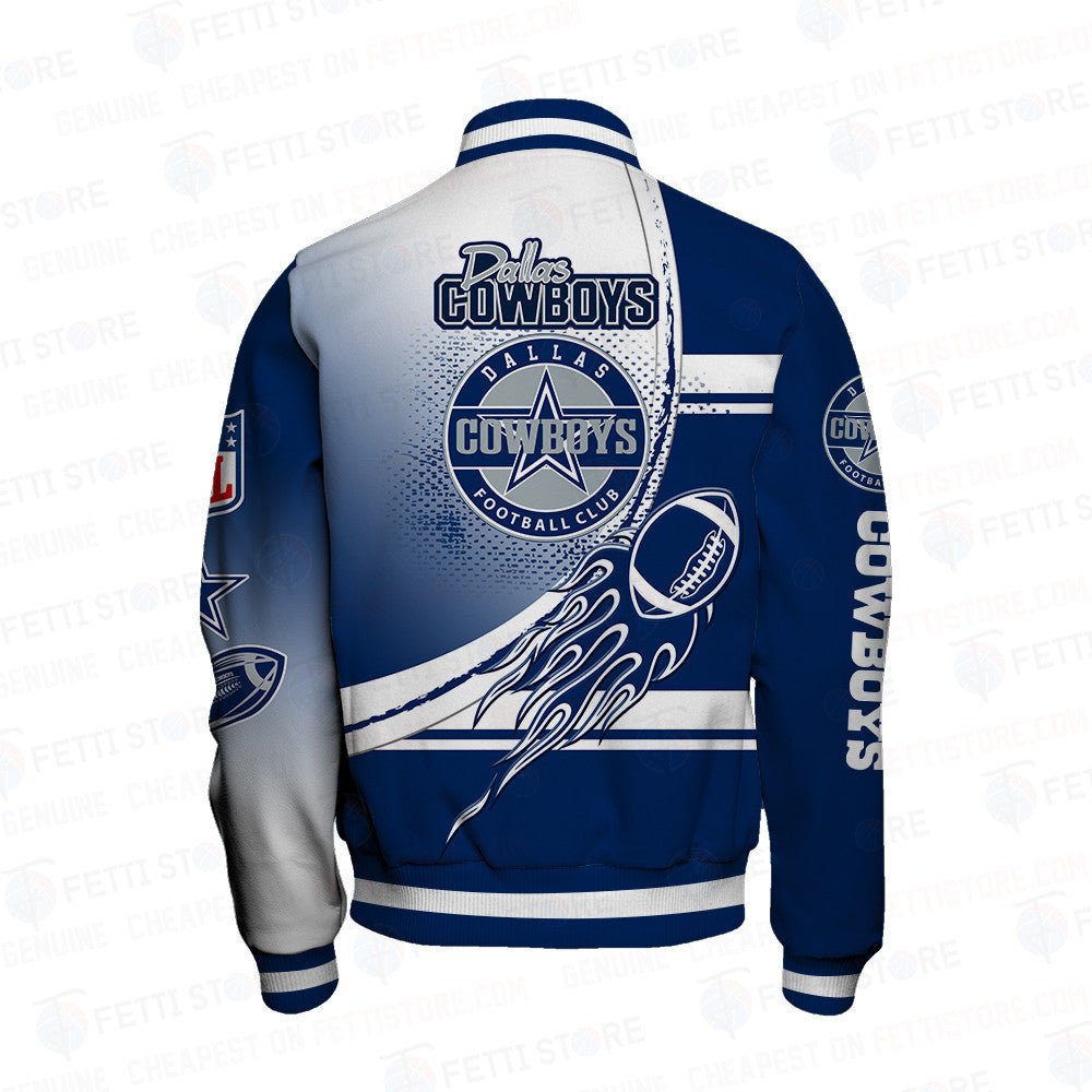 Dallas Cowboys American Football League Pattern Varsity Jacket SH1 V3 - All-Over-Printed Jacket
