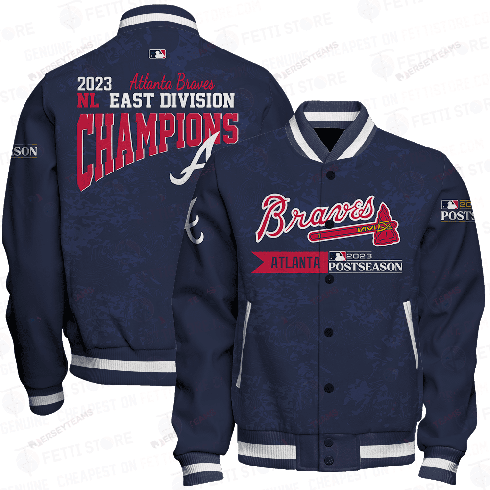 Atlanta Braves - Major League Baseball AOP Varsity Jacket V15 - All-Over-Printed Jacket