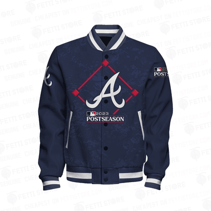 Atlanta Braves - Major League Baseball AOP Varsity Jacket V14 - All-Over-Printed Jacket