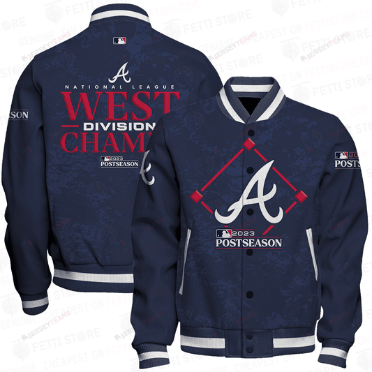 Atlanta Braves - Major League Baseball AOP Varsity Jacket V14 - All-Over-Printed Jacket