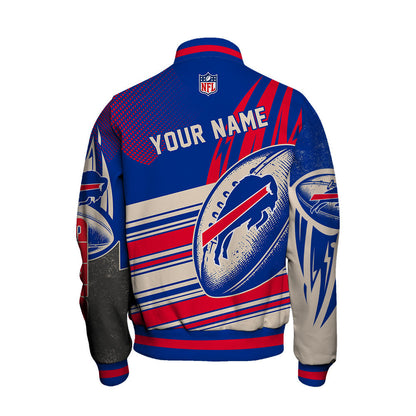 Buffalo Bills - National Football League Customized AOP Varsity Jacket V10 - All-Over-Printed Jacket