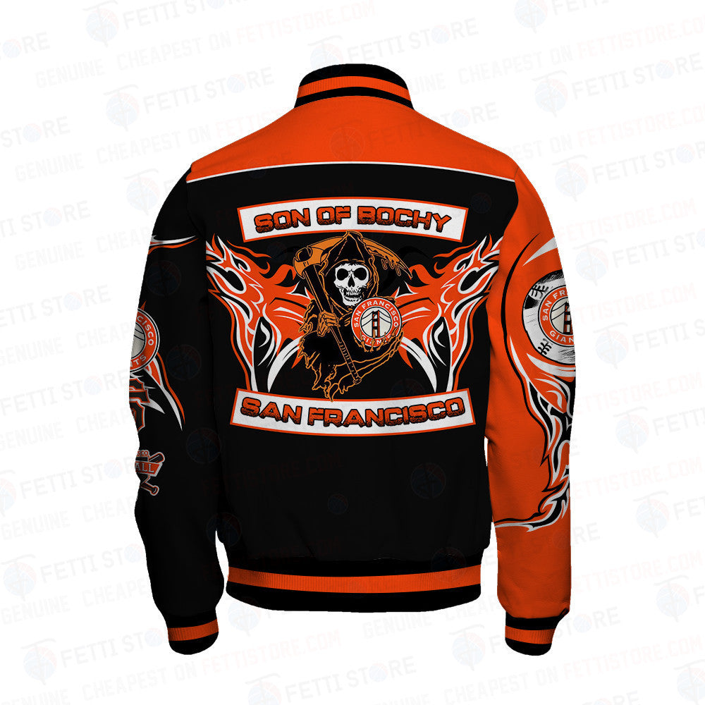 San Francisco Giants Major League Baseball AOP Varsity Jacket - All-Over-Printed Jacket