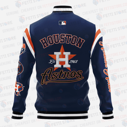 Houston Astros Major League Baseball AOP Varsity Jacket SH1 V1 - All-Over-Printed Jacket