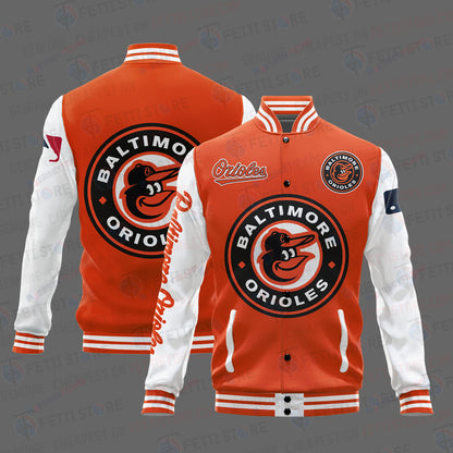 Baltimore Orioles Major League Baseball AOP Varsity Jacket STM - All-Over-Printed Jacket