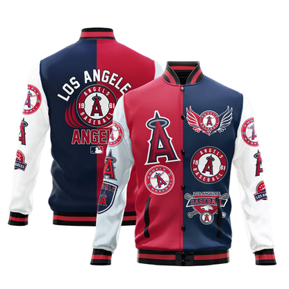 Los Angeles Angels Major League Baseball Varsity Jacket STM V3 - All-Over-Printed Jacket
