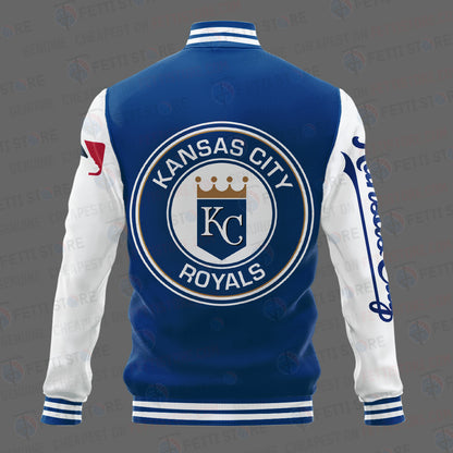 Kansas City Royals Major League Baseball AOP Varsity Jacket STM - All-Over-Printed Jacket