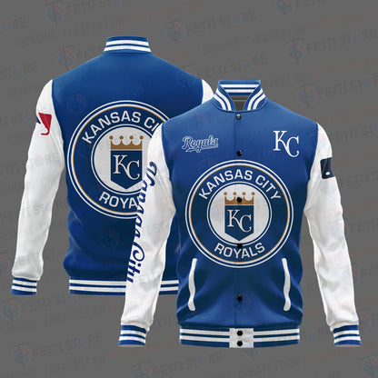 Kansas City Royals Major League Baseball AOP Varsity Jacket STM - All-Over-Printed Jacket