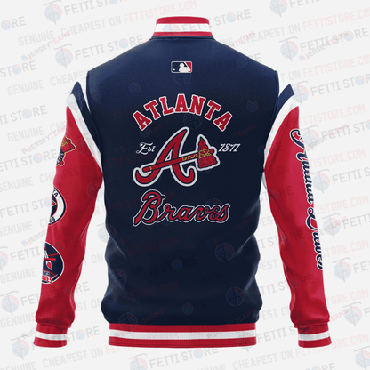 Atlanta Braves Major League Baseball AOP Varsity Jacket SH1 V1 - All-Over-Printed Jacket