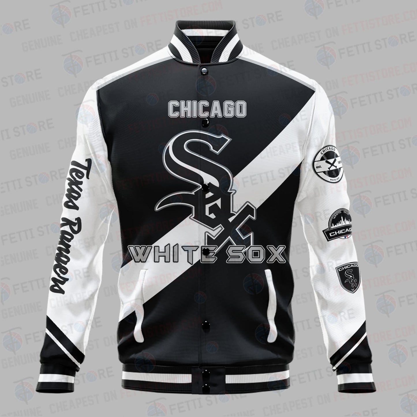 Chicago White Sox League Baseball AOP Varsity Jacket SH1 V2 - All-Over-Printed Jacket