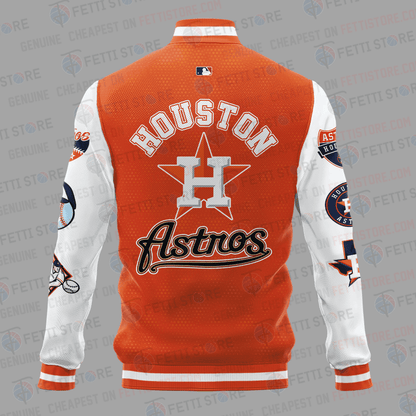 Houston Astros American League Baseball Varsity Jacket SH1 V1 - All-Over-Printed Jacket