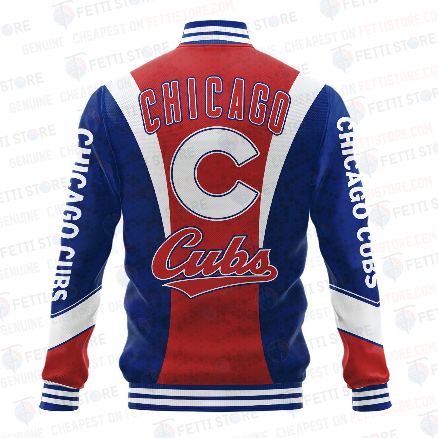 Chicago Cubs American League Baseball Varsity Jacket SH1 V2 - All-Over-Printed Jacket
