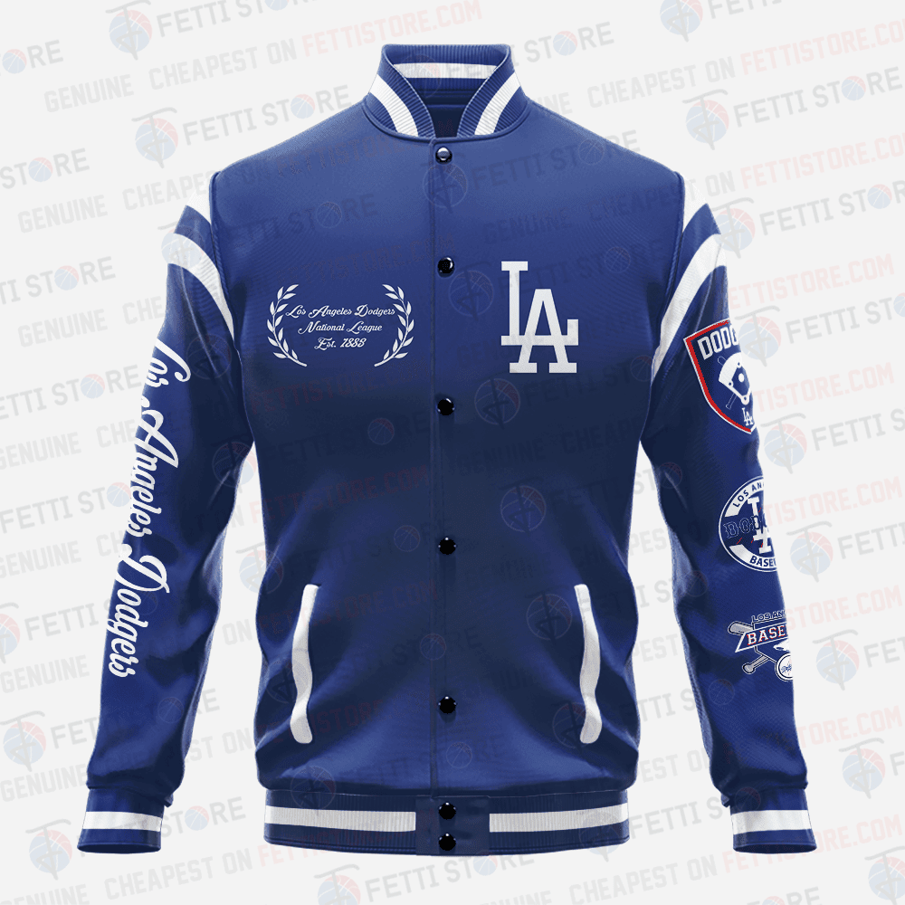 Los Angeles Dodgers Major League Baseball AOP Varsity Jacket SH1 V1 - All-Over-Printed Jacket
