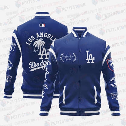 Los Angeles Dodgers Major League Baseball AOP Varsity Jacket SH1 V1 - All-Over-Printed Jacket