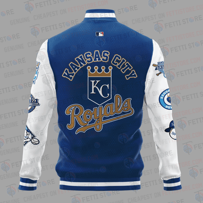 Kansas City Royals American League Baseball Varsity Jacket SH1 V1 - All-Over-Printed Jacket