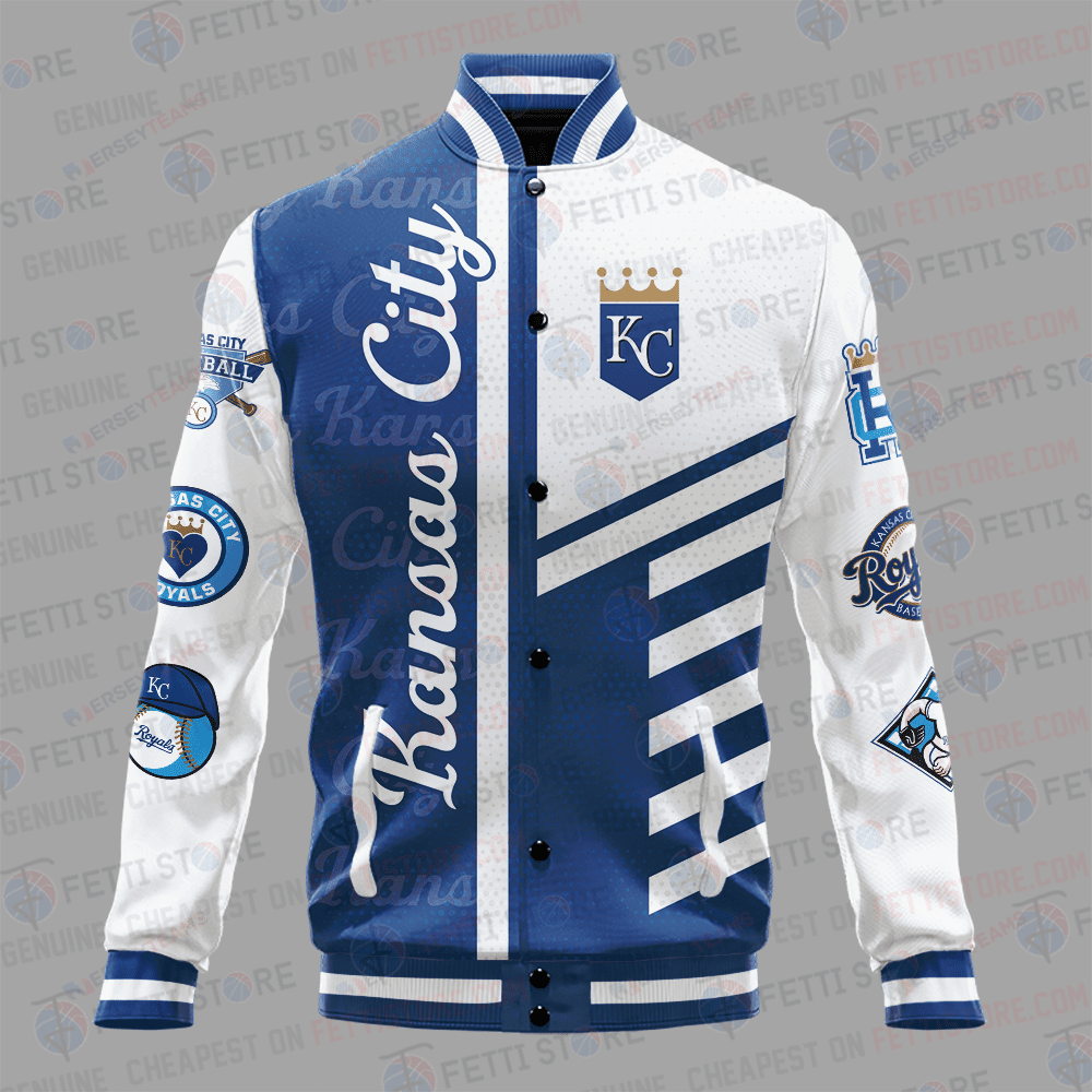 Kansas City Royals American League Baseball Varsity Jacket SH1 V1 - All-Over-Printed Jacket