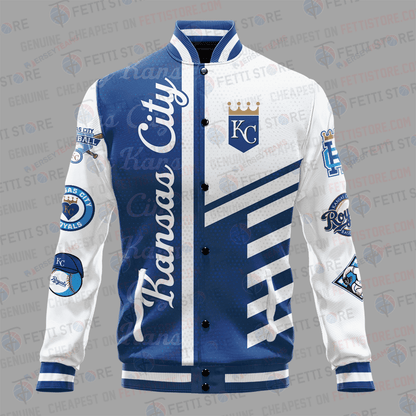 Kansas City Royals American League Baseball Varsity Jacket SH1 V1 - All-Over-Printed Jacket