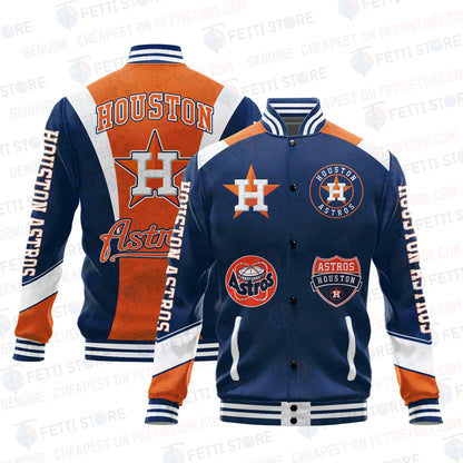 Houston Astros American League Baseball Varsity Jacket SH1 V2 - All-Over-Printed Jacket