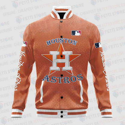 Houston Astros - Major League Baseball AOP Varsity Jacket V8 - All-Over-Printed Jacket