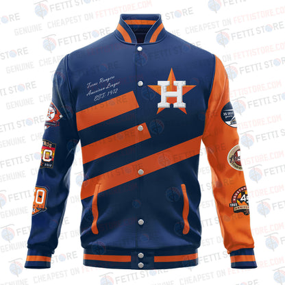 Houston Astros American League Baseball Varsity Jacket SH1 - All-Over-Printed Jacket