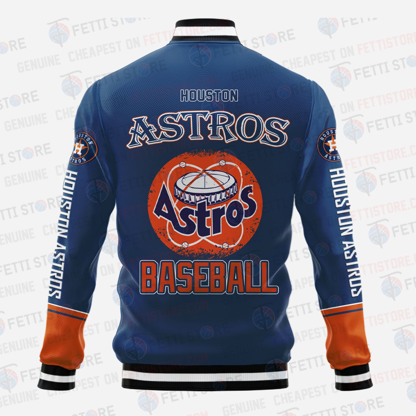 Houston Astros - Major League Baseball AOP Varsity Jacket V5 - All-Over-Printed Jacket