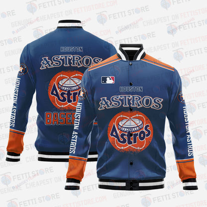 Houston Astros - Major League Baseball AOP Varsity Jacket V5 - All-Over-Printed Jacket