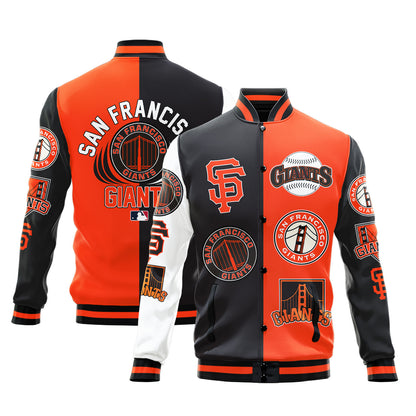 San Francisco Giants Major League Baseball Varsity Jacket STM V3 - All-Over-Printed Jacket