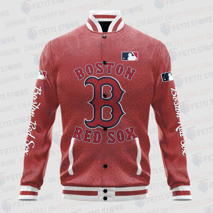 Boston Red Sox - Major League Baseball AOP Varsity Jacket V8 - All-Over-Printed Jacket