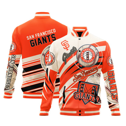 San Francisco Giants - Major League Baseball AOP Varsity Jacket V9 - All-Over-Printed Jacket