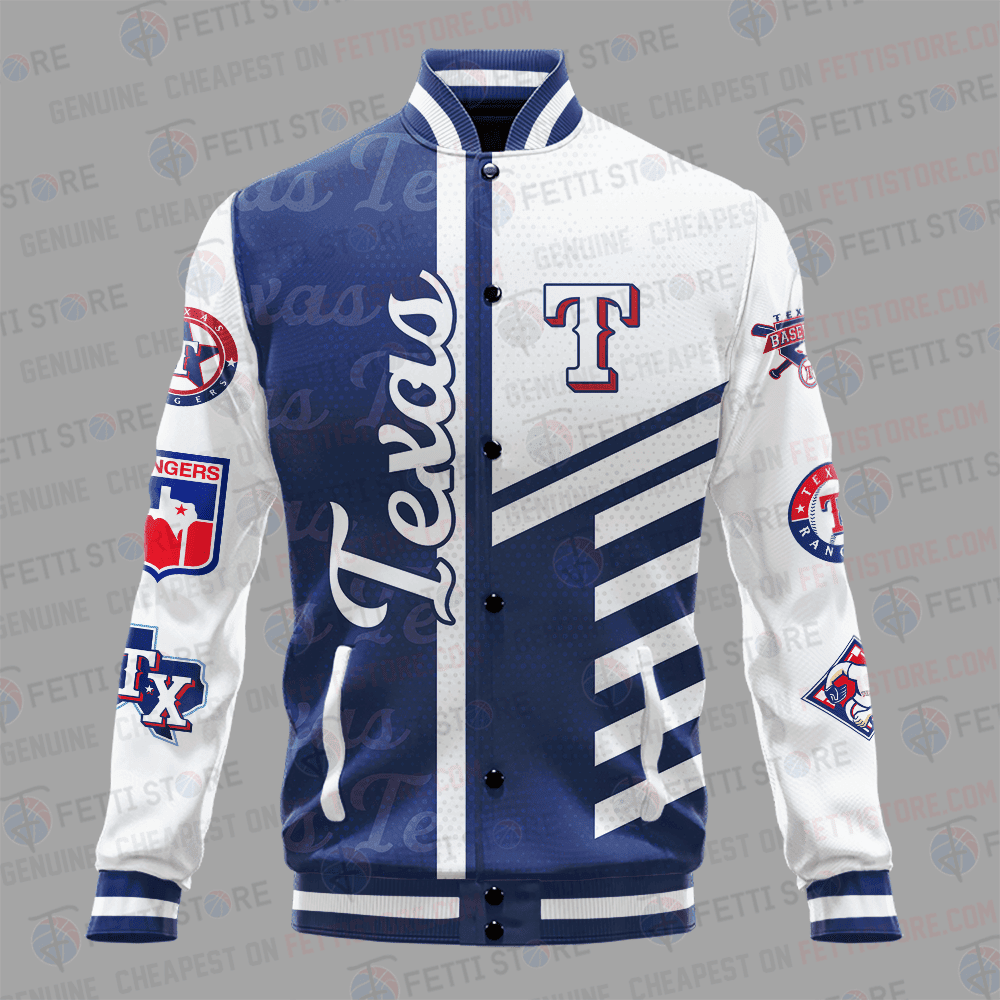 Texas Rangers American League Baseball Varsity Jacket SH1 V1 - All-Over-Printed Jacket