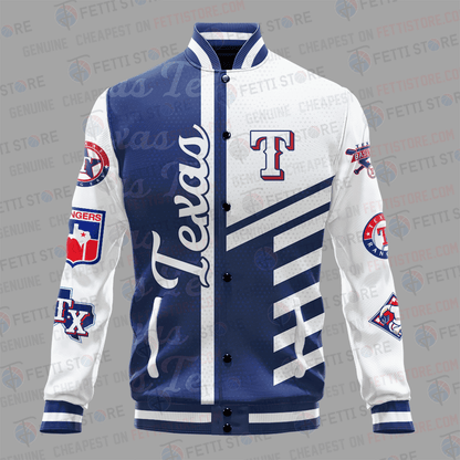 Texas Rangers American League Baseball Varsity Jacket SH1 V1 - All-Over-Printed Jacket