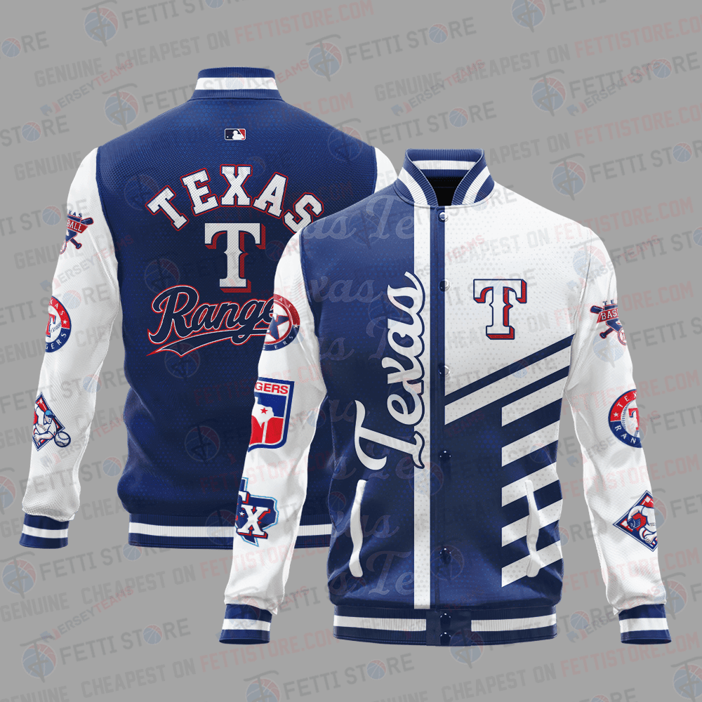 Texas Rangers American League Baseball Varsity Jacket SH1 V1 - All-Over-Printed Jacket