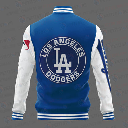 Los Angeles Dodgers Major League Baseball AOP Varsity Jacket STM - All-Over-Printed Jacket