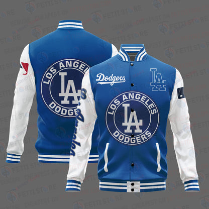 Los Angeles Dodgers Major League Baseball AOP Varsity Jacket STM - All-Over-Printed Jacket