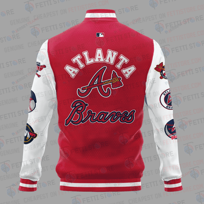 Atlanta Braves American League Baseball Varsity Jacket SH1 V1 - All-Over-Printed Jacket