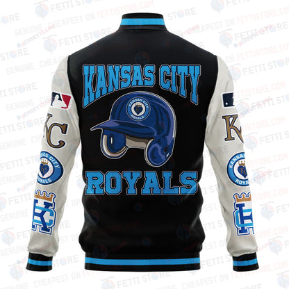 Kansas City Royals - Major League Baseball AOP Varsity Jacket V2 - All-Over-Printed Jacket
