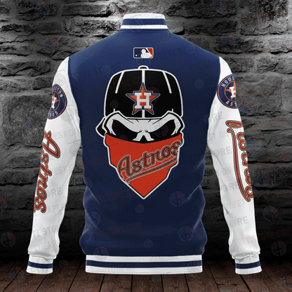 Houston Astros Major League Baseball AOP Varsity Jacket - All-Over-Printed Jacket