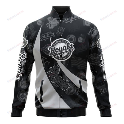 Kansas City Royals - Major League Baseball AOP Varsity Jacket V3 - All-Over-Printed Jacket