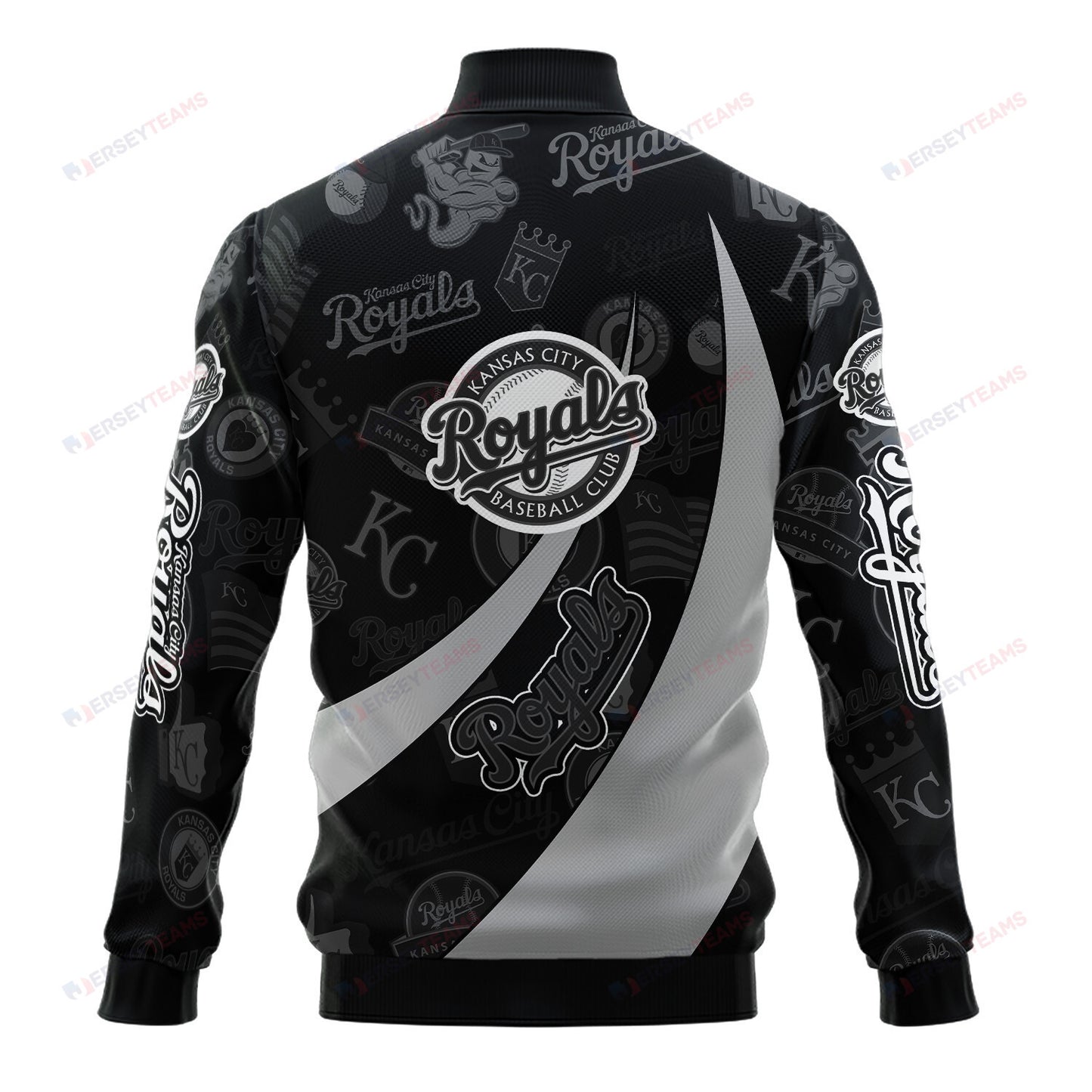 Kansas City Royals - Major League Baseball AOP Varsity Jacket V3 - All-Over-Printed Jacket