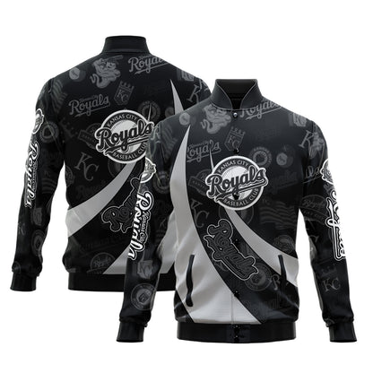 Kansas City Royals - Major League Baseball AOP Varsity Jacket V3 - All-Over-Printed Jacket