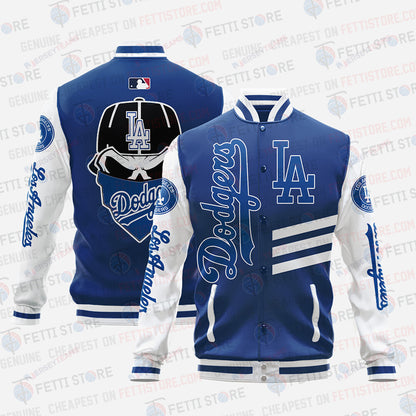 Los Angeles Dodgers Major League Baseball AOP Varsity Jacket - All-Over-Printed Jacket