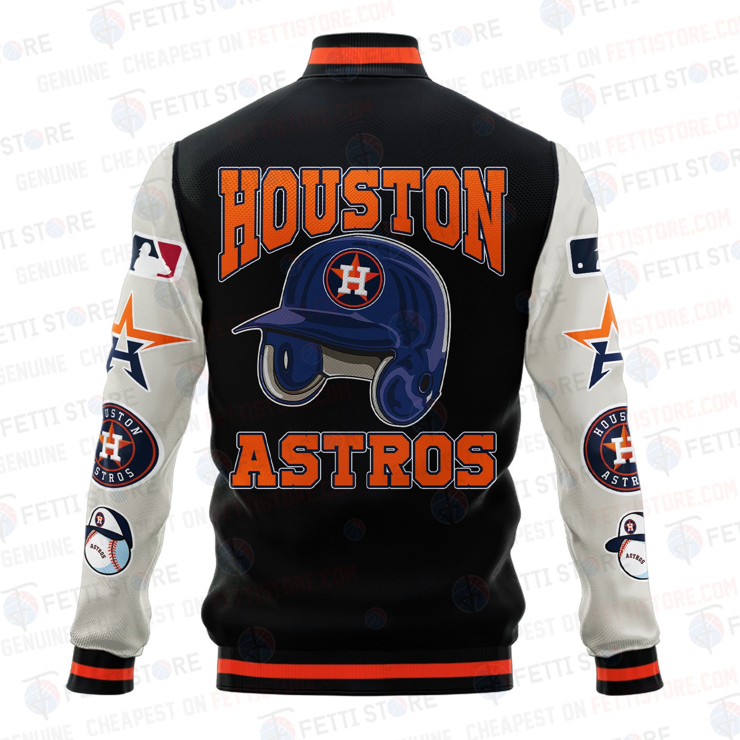 Houston Astros - Major League Baseball AOP Varsity Jacket V2 - All-Over-Printed Jacket