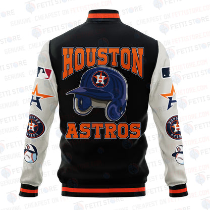 Houston Astros - Major League Baseball AOP Varsity Jacket V2 - All-Over-Printed Jacket