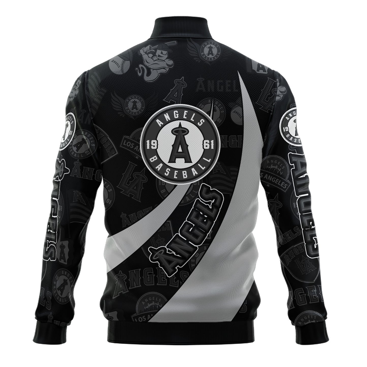 Los Angeles Angels - Major League Baseball AOP Varsity Jacket V3 - All-Over-Printed Jacket