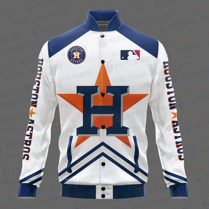 Houston Astros - Major League Baseball AOP Varsity Jacket V4 - All-Over-Printed Jacket